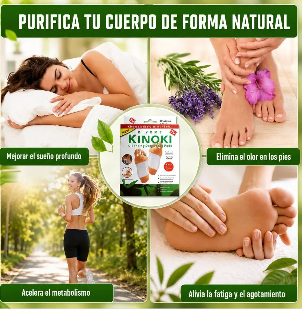 Parches detox para pies DETOXIA