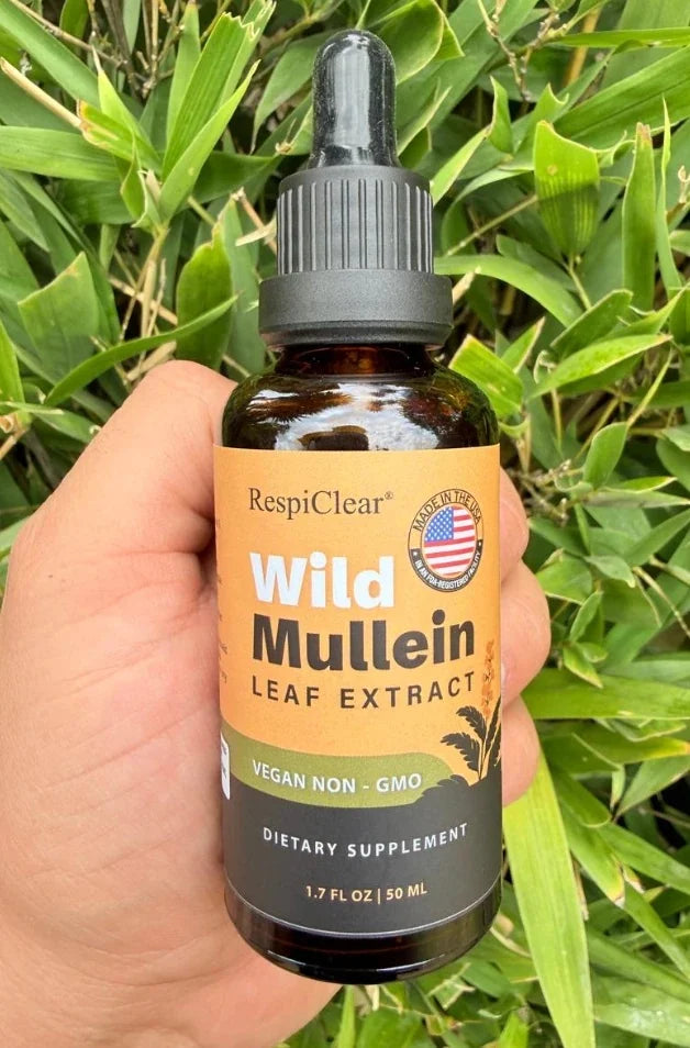 RespiClear Wild Mullein Leaf Extract frasco 50 ml