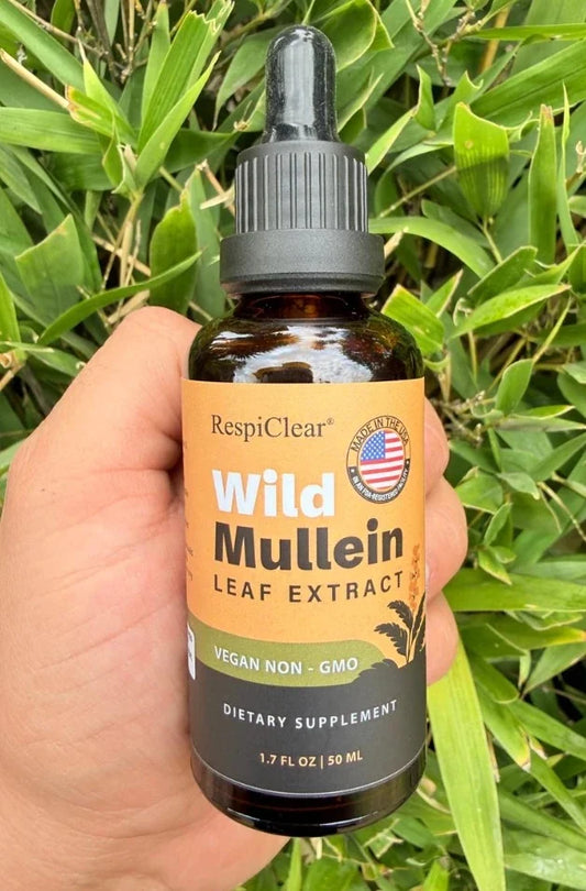 RespiClear Wild Mullein Leaf Extract frasco 50 ml