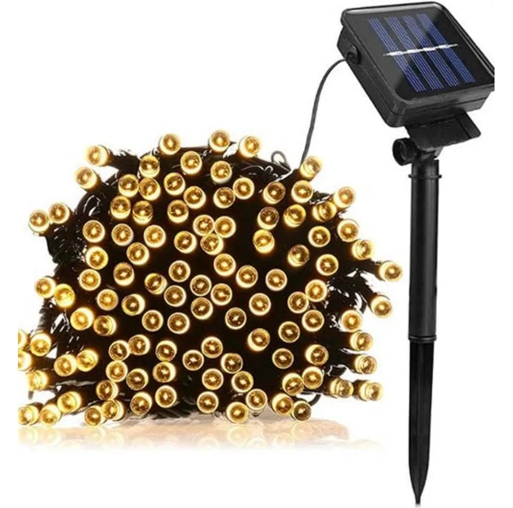 Luces LED con panel solar LUMISOL