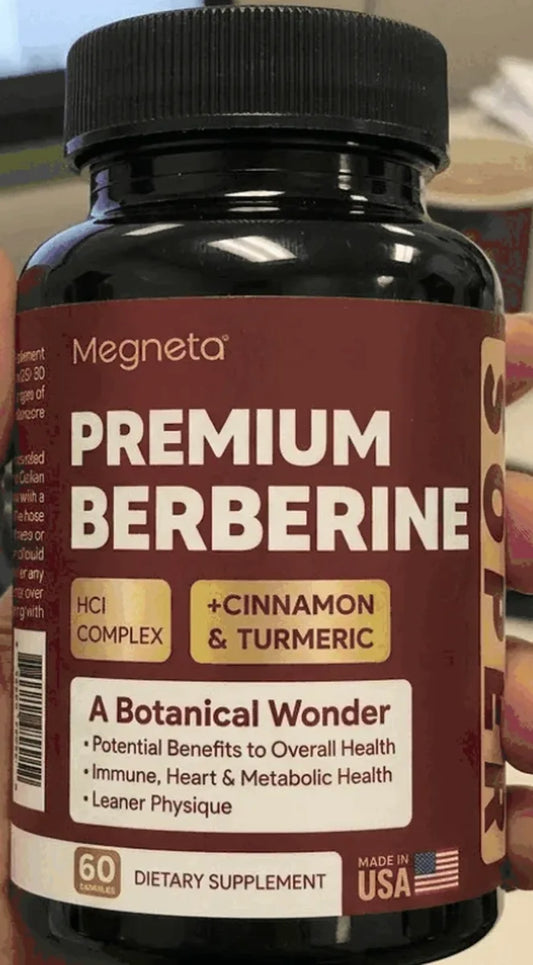 Frasco Premium Berberine 60 capsulas