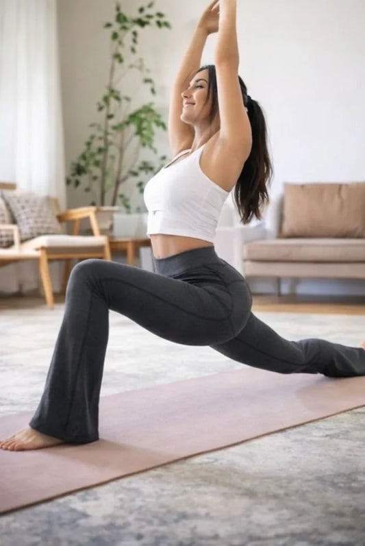 Leggins acampanados LUMIVA cintura alta