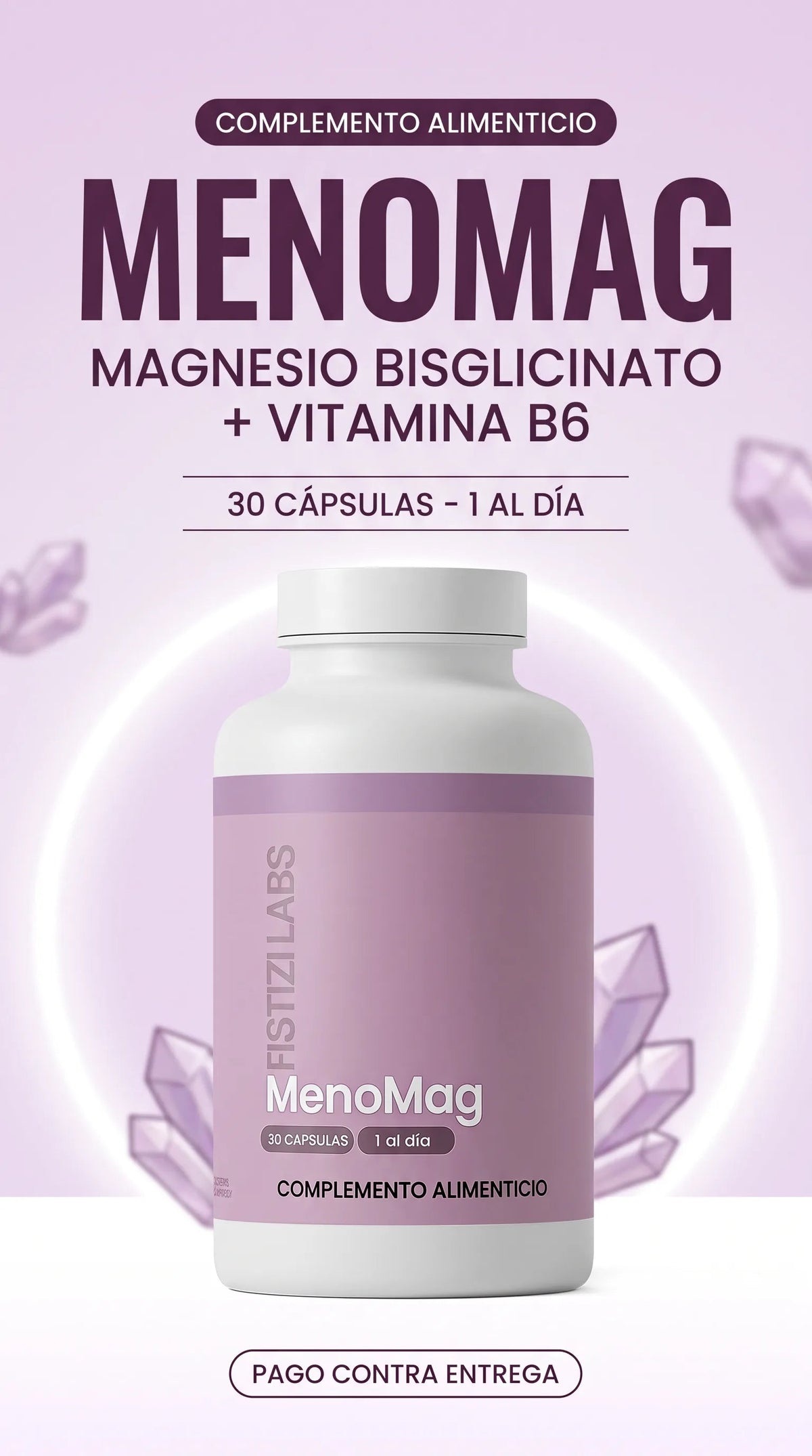 MenoMag magnesio bisglicinato con vitamina B6