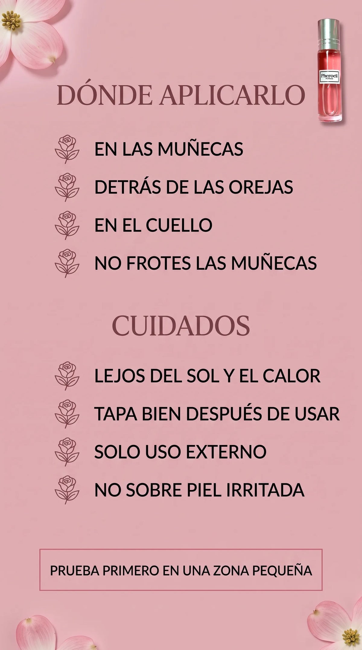 Donde aplicarlo y cuidados
