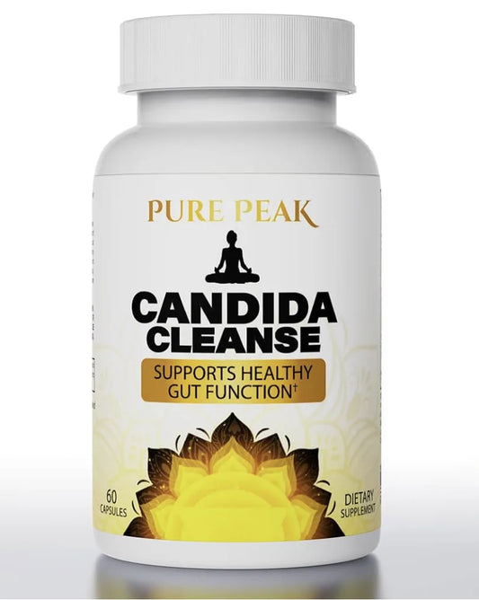 Frasco Pure Peak Candida Cleanse 60 capsulas