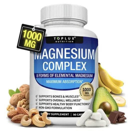 TOPLUX Nutrition Magnesium Complex 1000 mg 90 capsulas