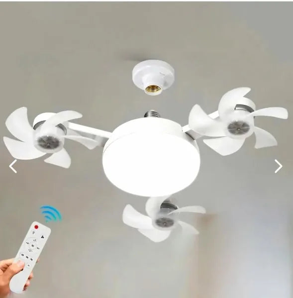 Lámpara LED de techo con 3 ventiladores Ventilux
