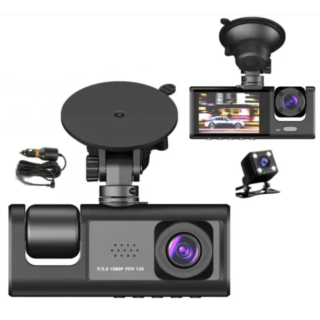 Camara para auto VIALUX triple lente